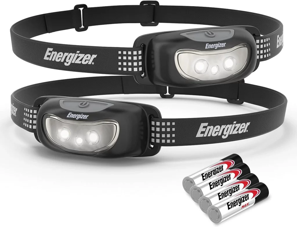 Battery Powered, Water Resistant, Energizer Head Lamp - Christmas RV Gift Idea