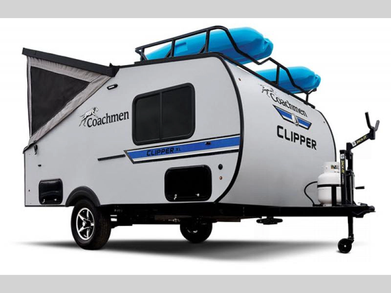 Clipper Pop Up Camper with roof rack storage