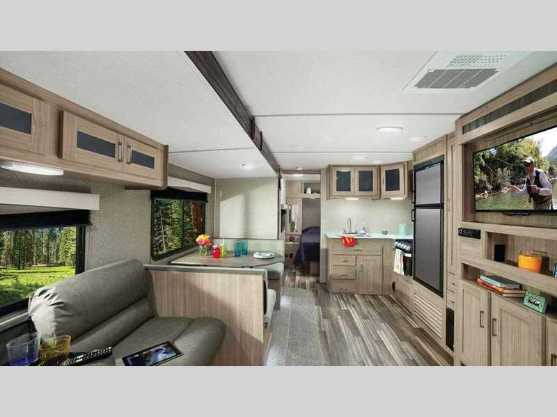 Freedom Express Select travel trailer interior living area