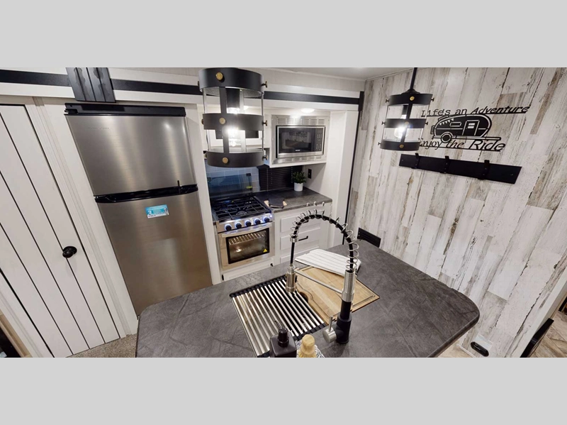 Puma Travel Trailer- interior kitchen